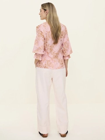 Odd Molly Blouse 'Blooming' in Roze