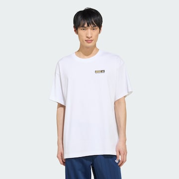 T-Shirt 'Mart Poster' ADIDAS ORIGINALS en blanc