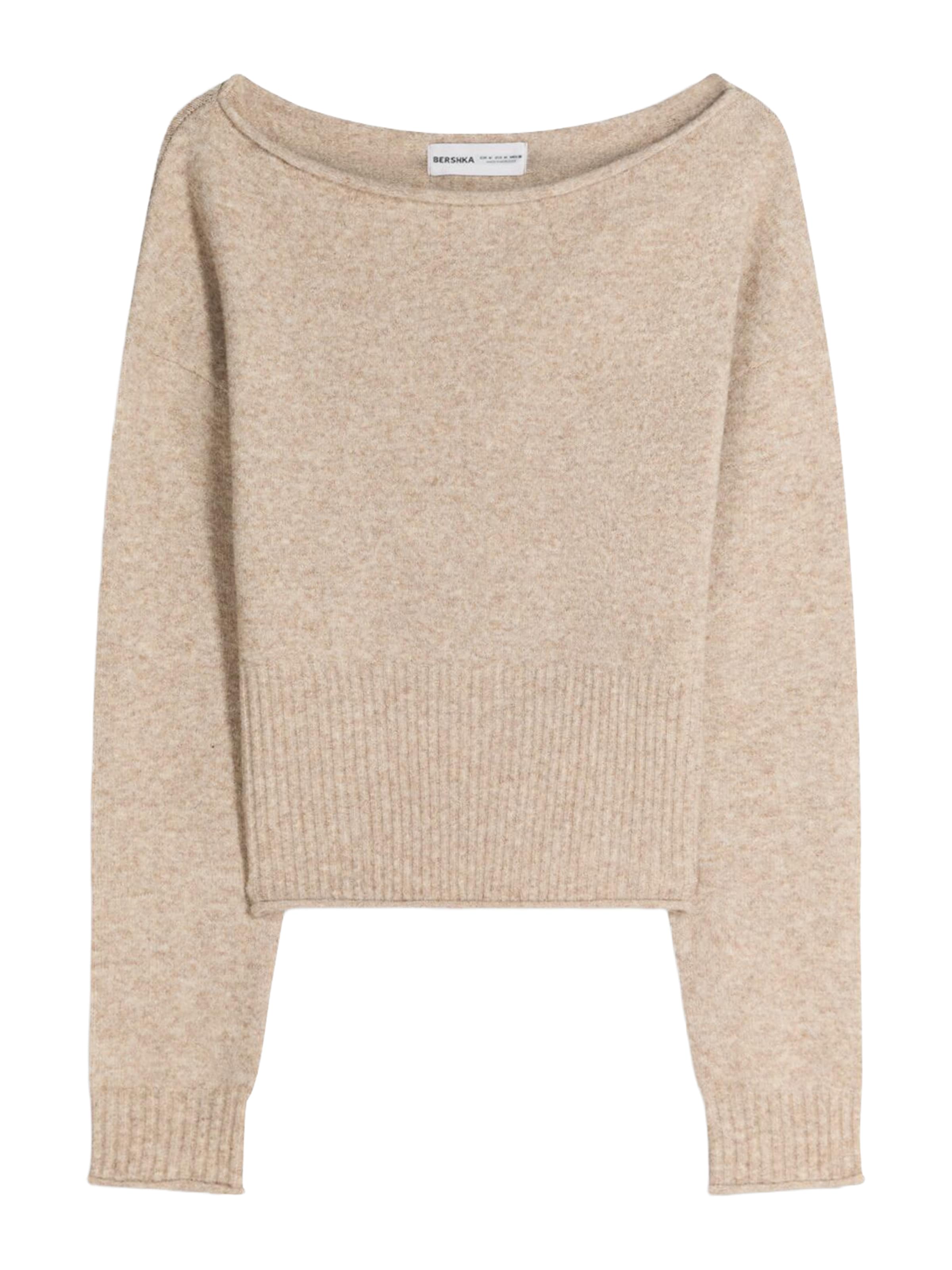 Bershka Sweter w kolorze beżowy: przód