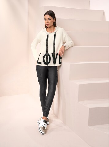 Skinny Pantaloni cargo di heine in nero