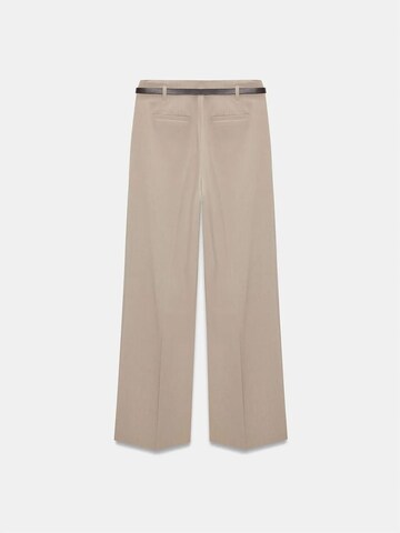 Dilvin Wide leg Trousers in Beige
