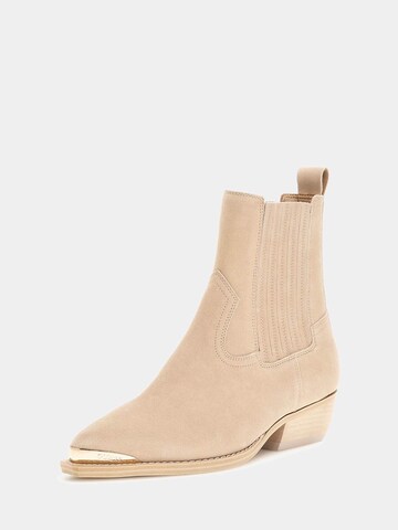 GUESS Chelsea Boots 'Lanna' in Beige