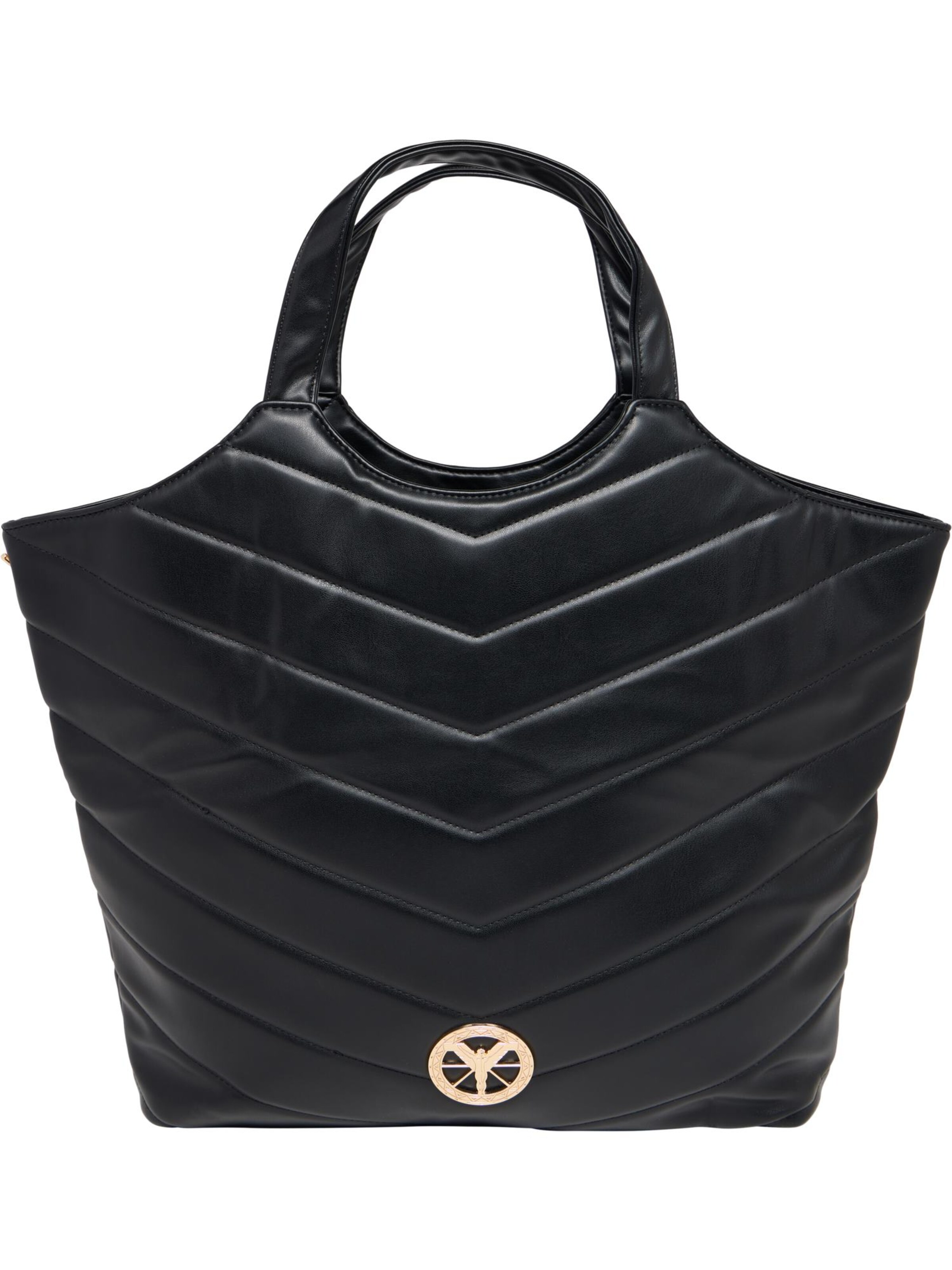 Cabas 'di Muro' Carlo Colucci en noir : devant