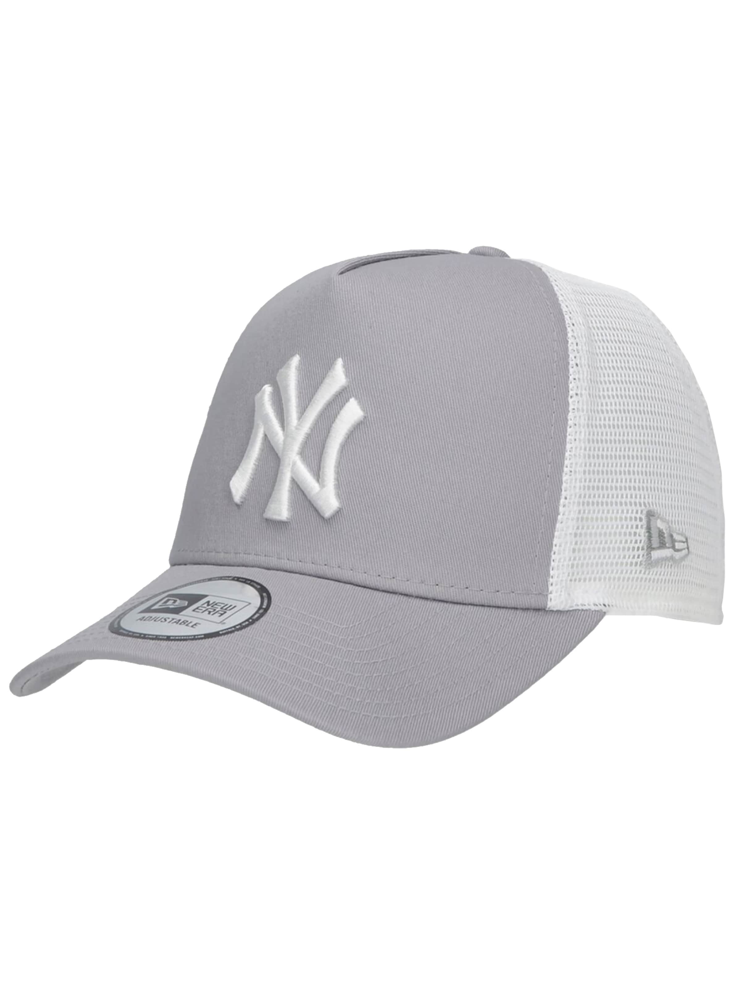 NEW ERA Cap 'New Era New York Yankees MLB Clean Trucker' in Grey: front