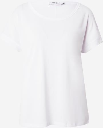 MSCH COPENHAGEN T-shirt 'Fenya' i vit: framsida