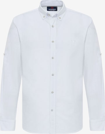 CIPO & BAXX Slim fit Overhemd 'CH199' in Wit: voorkant