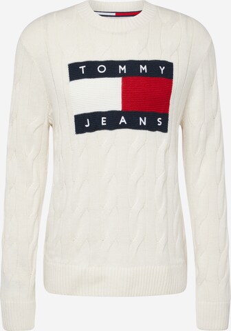 Pullover di Tommy Jeans in bianco: frontale