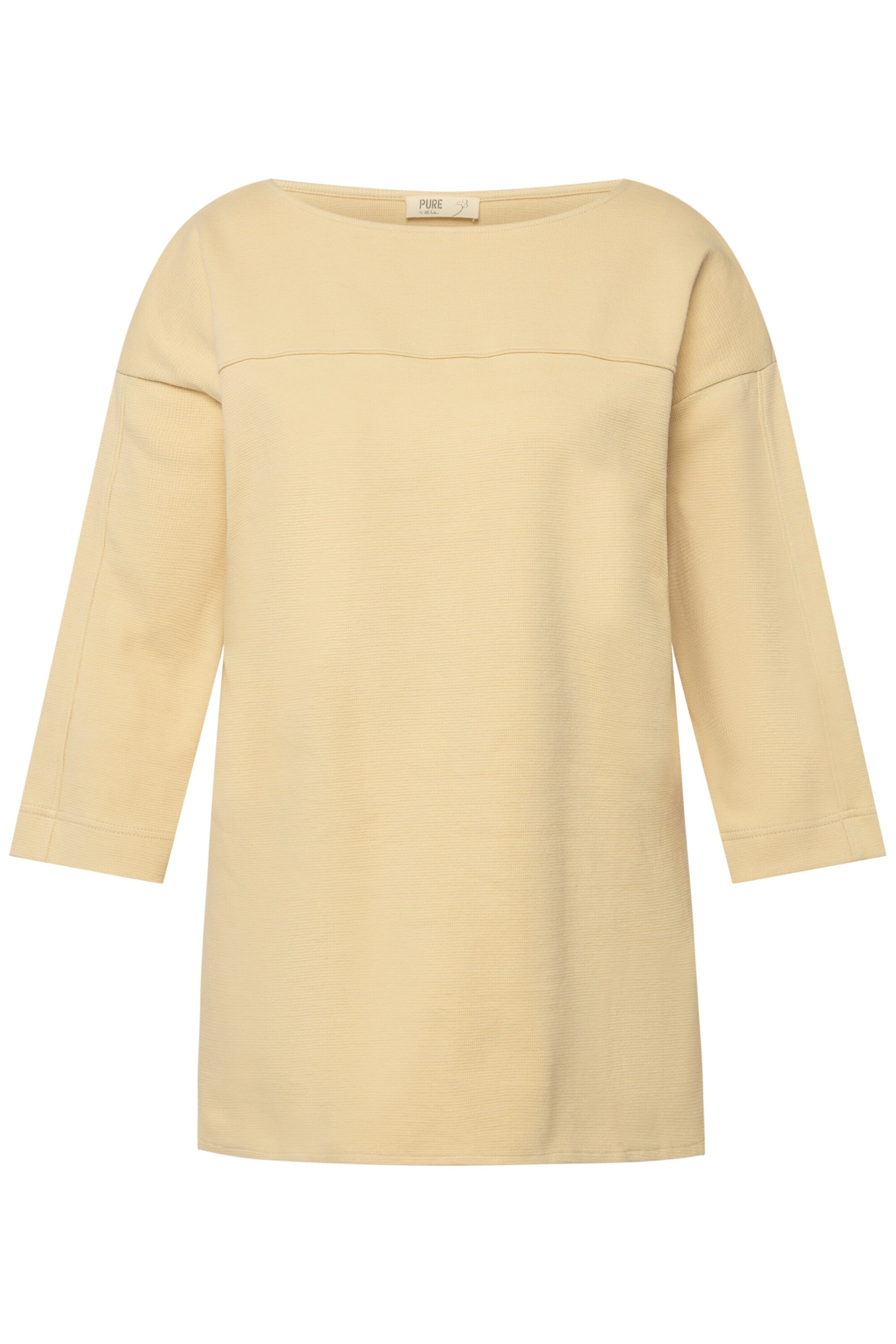 Ulla Popken Shirt in Gelb: Vorderseite