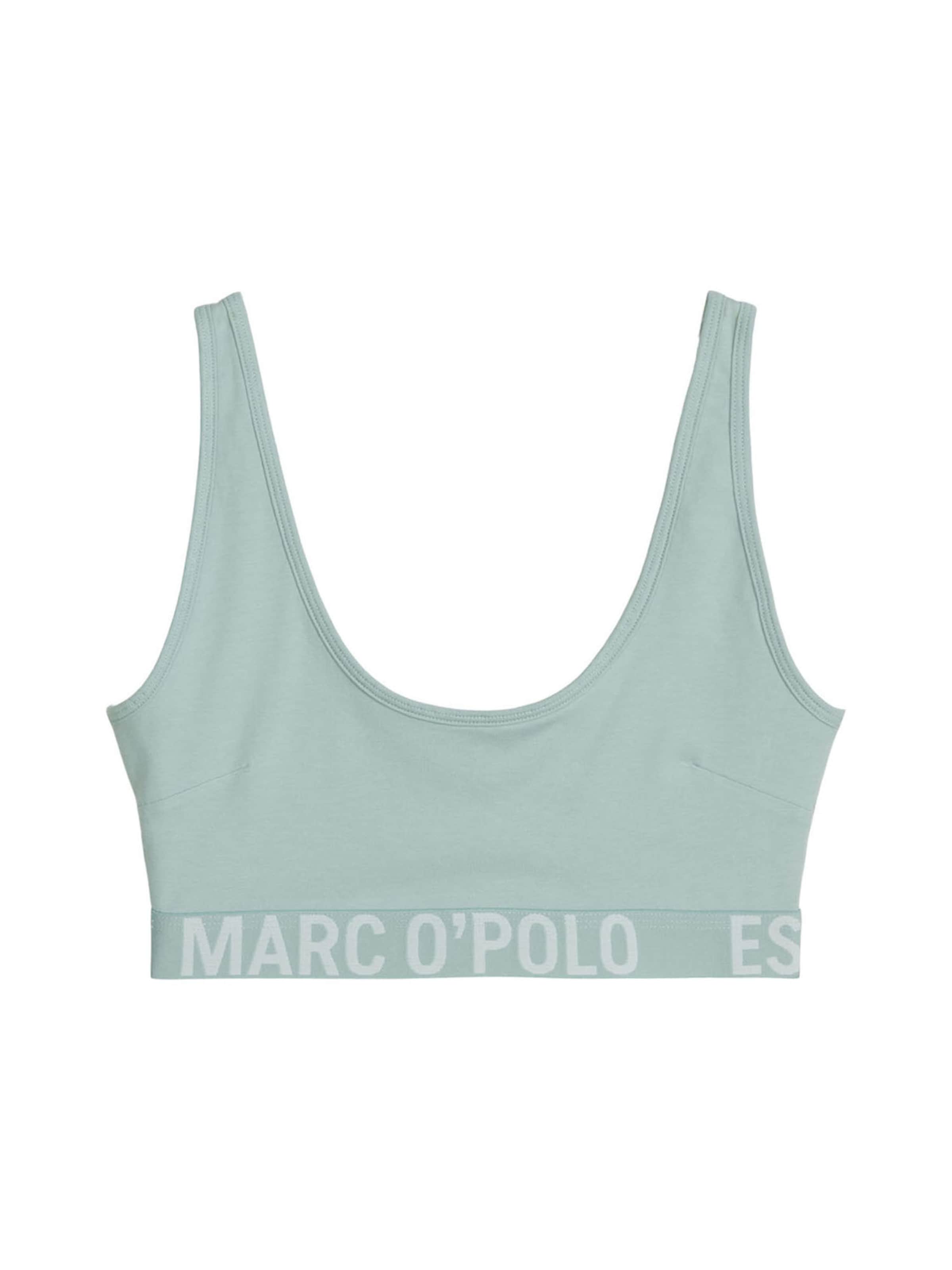 Marc O'Polo Bralette Bra ' Bio ' in Grey: front