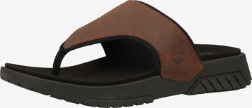 TIMBERLAND Teenslippers in Bruin: voorkant