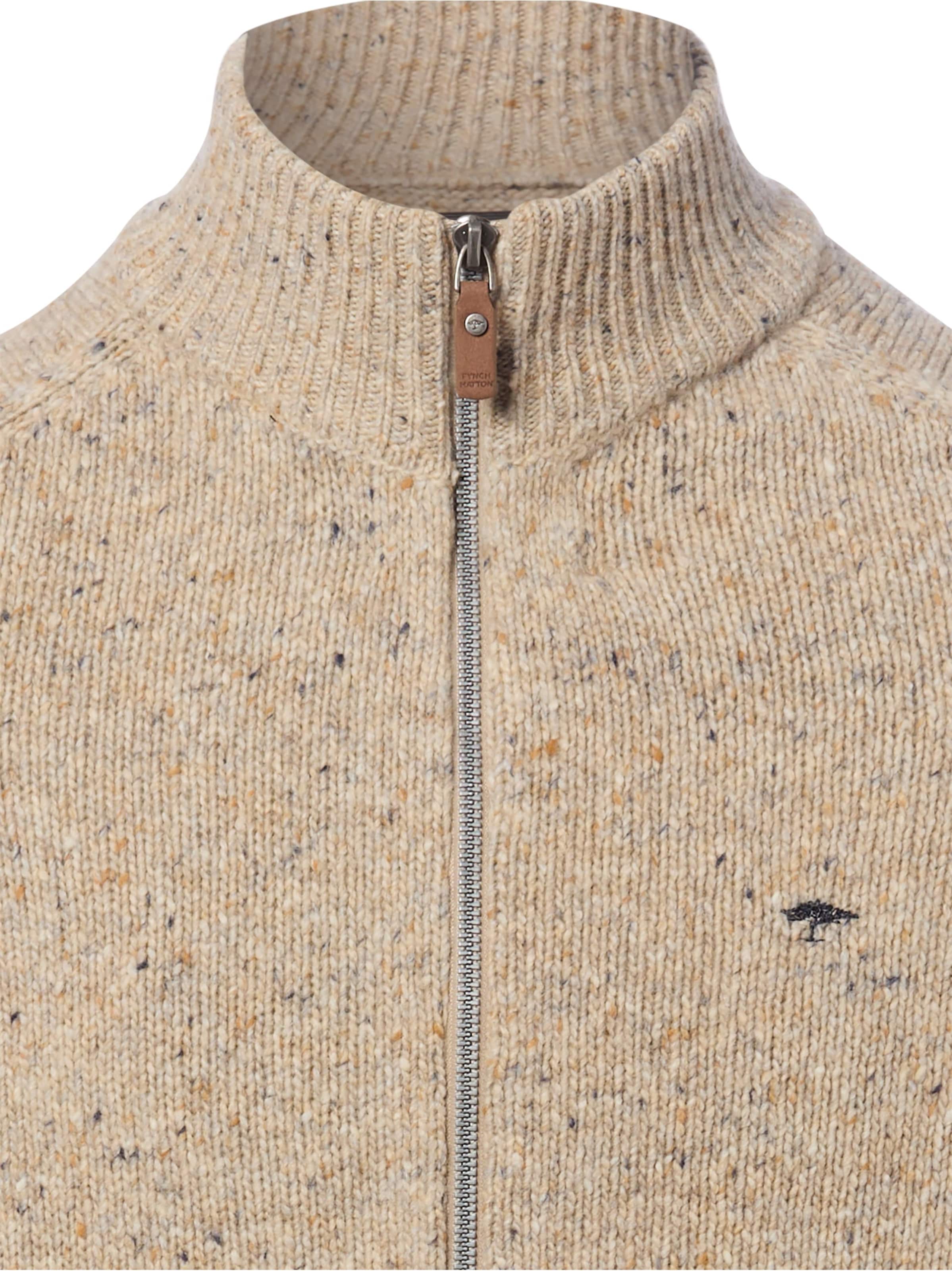FYNCH-HATTON Gebreid vest in Beige