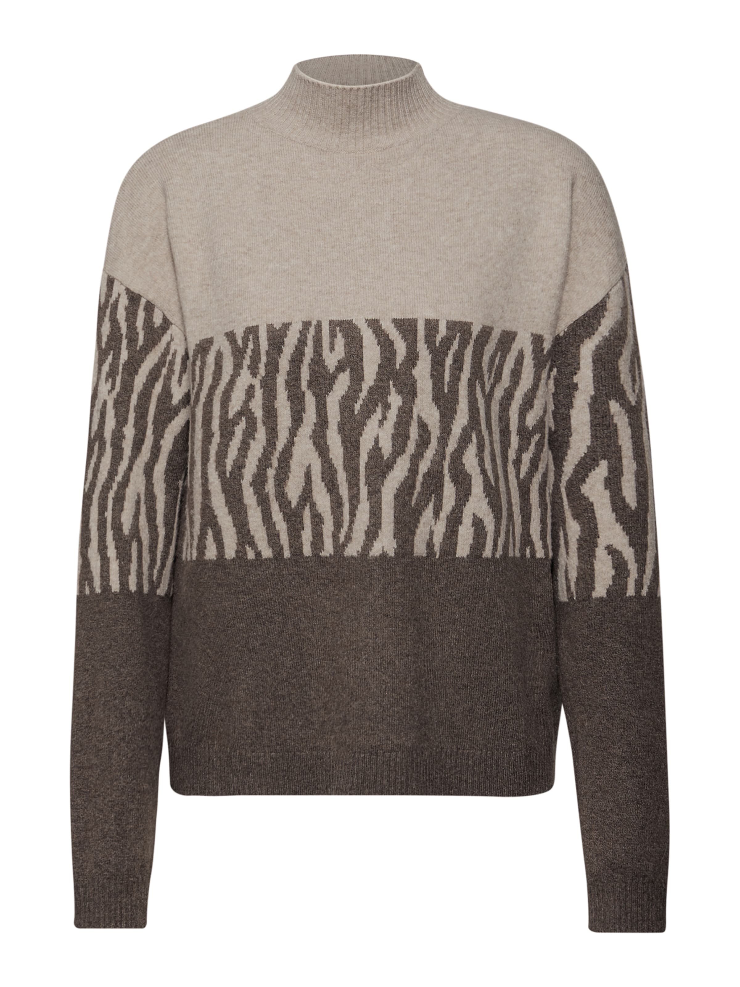 STREET ONE Πουλόβερ σε καφέ / ανοικτό καφέ, Άποψη προϊόντος