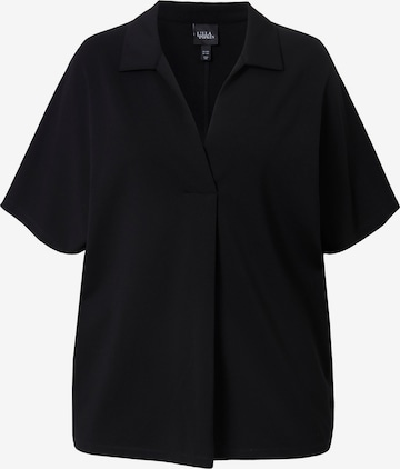 Ulla Popken Blouse in Black: front