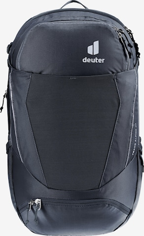 DEUTER Sports Backpack 'Trans Alpine 30' in Black: front