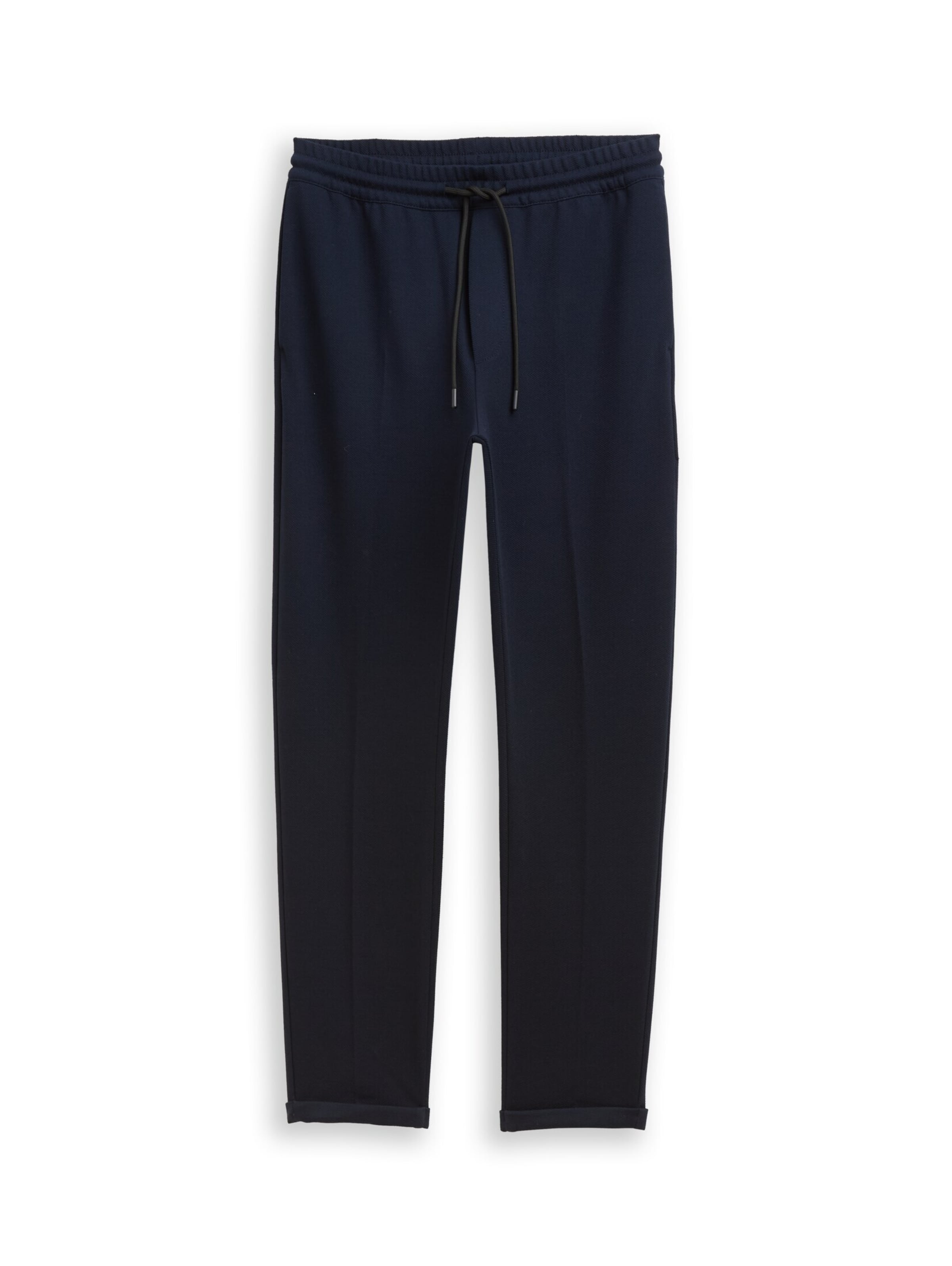 TOM TAILOR DENIM Tapered Pantalon in Blauw: voorkant