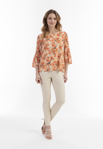 Usha Blouse in Orange