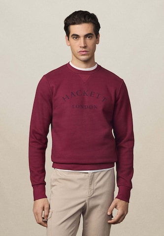 Hackett London Sweatshirt 'Heritage Ess' in Rot: Vorderseite