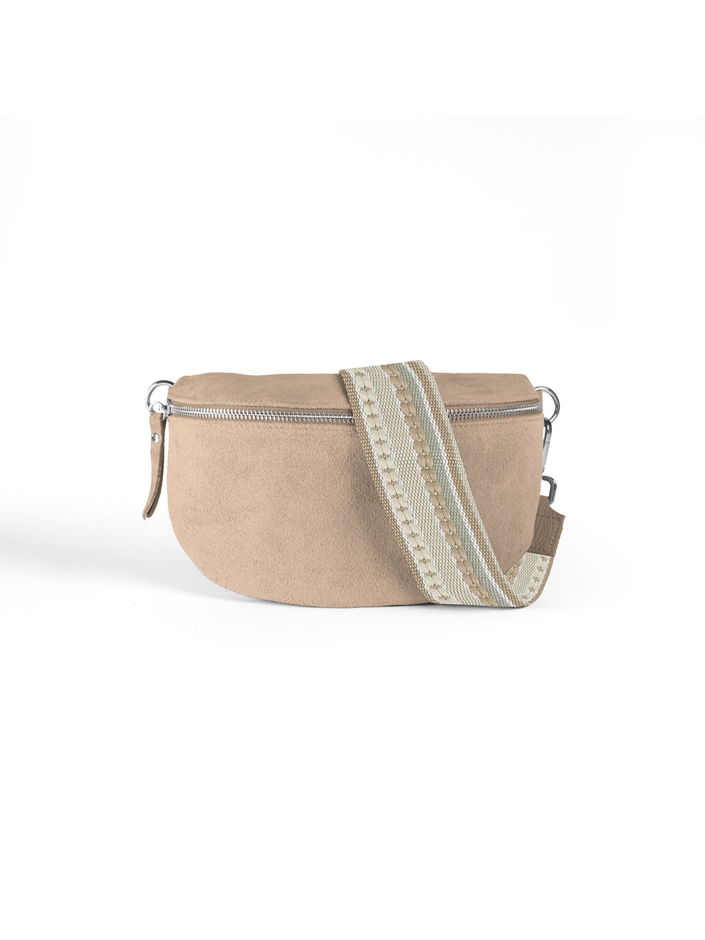 Marsupio 'GAIA medium' di lePelou in beige: frontale