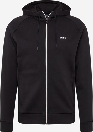 BOSS ATHLEISURE Mikina s kapucí 'Saggy 1' - černá / bílá, Produkt