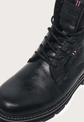 s.Oliver - Botas con cordones en negro