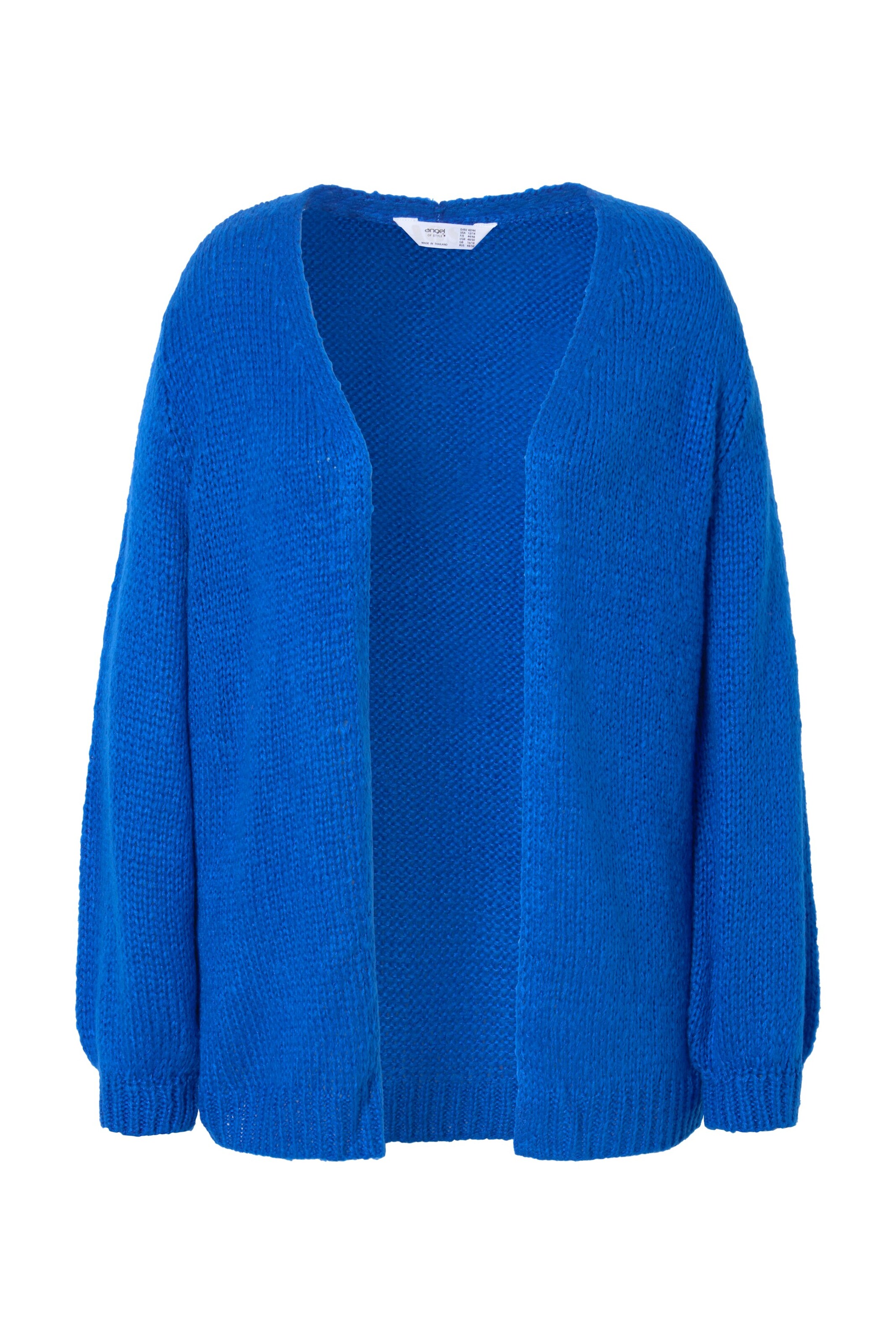 Angel of Style Knit cardigan in Blue: front