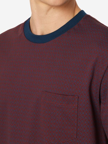 SCHIESSER Short Pajamas 'Comfort Essentials' in Red