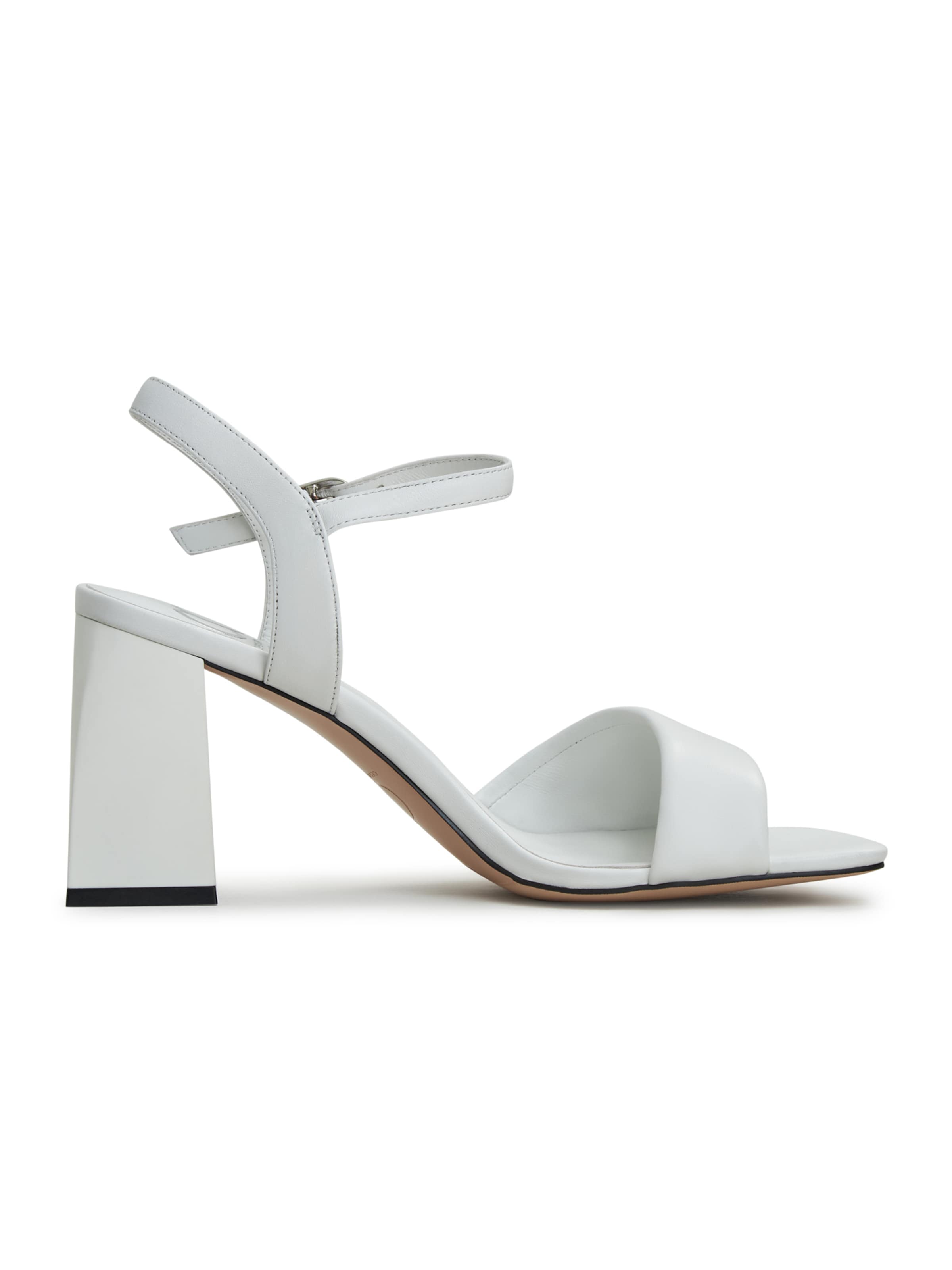 CESARE GASPARI Strap Sandals in White