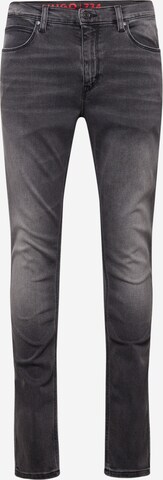 HUGO Slim fit Jeans '734' in Grey: front