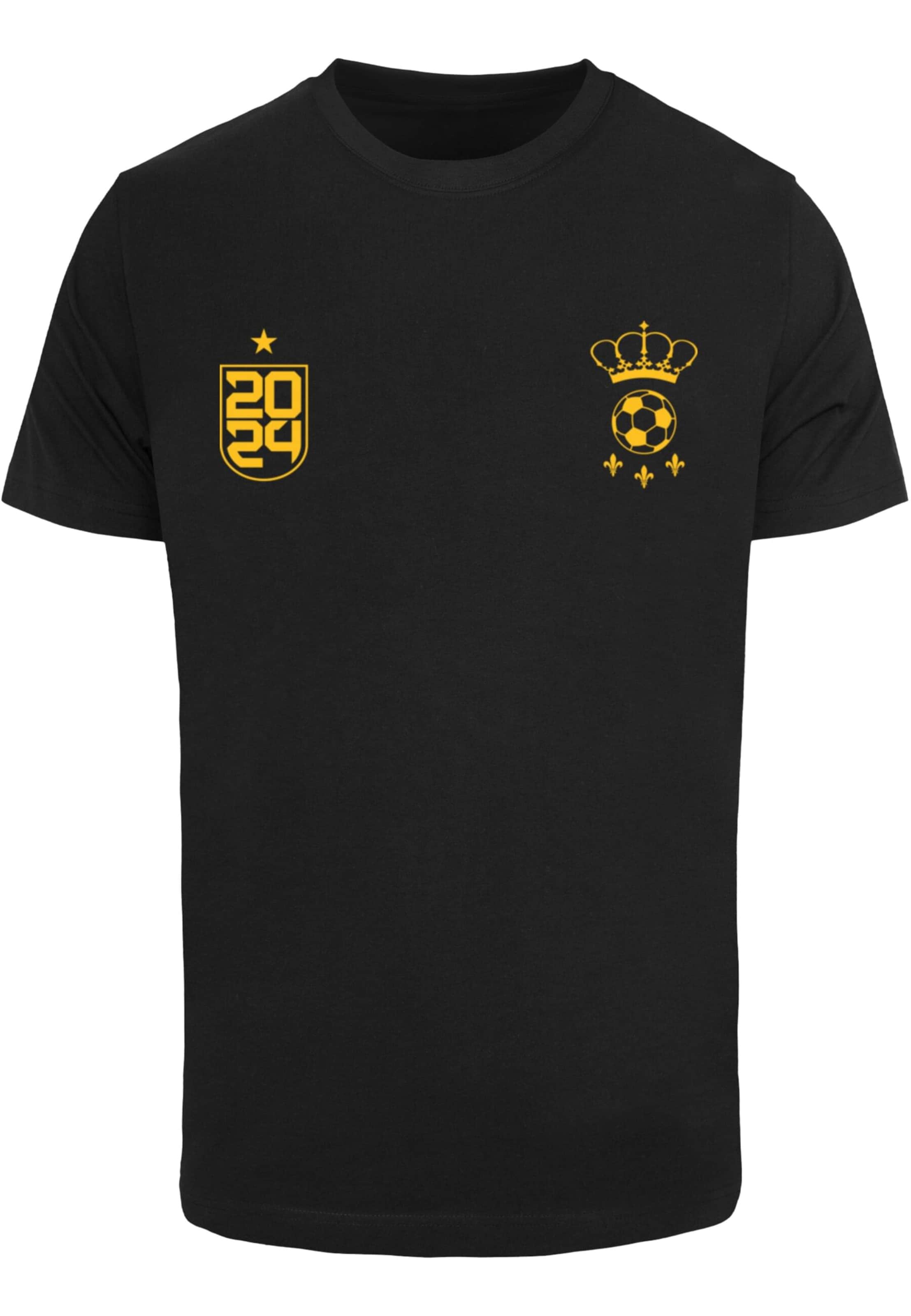 Mister Tee Shirt 'Espana' in Black: front