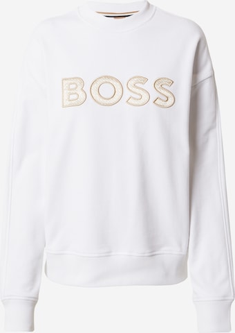 BOSS Black - Sudadera 'Ecaisa' en blanco: frente