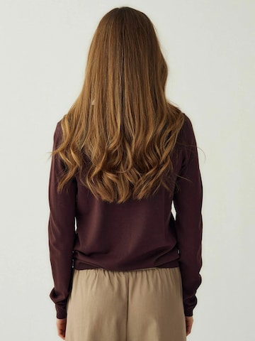 Top ' N-Mardine Knit ' di Noella in marrone