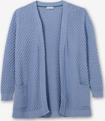 Cardigan SHEEGO en bleu : devant