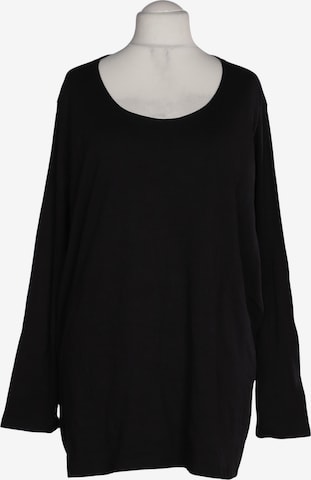 Ulla Popken Langarmshirt 9XL in Schwarz: Vorderseite