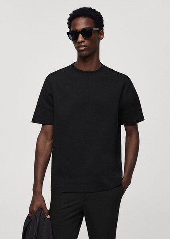 MANGO MAN Shirt 'londonc' in Black: front