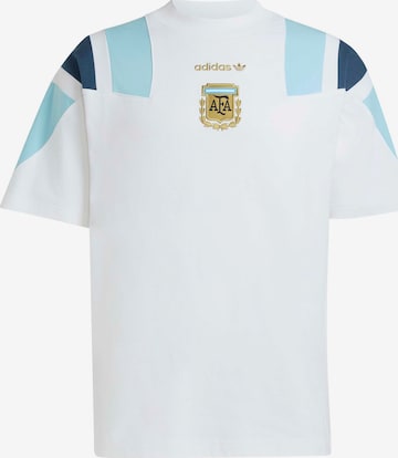 ADIDAS PERFORMANCE Λειτουργικό μπλουζάκι 'Argentinien EQT' σε λευκό: μπροστά
