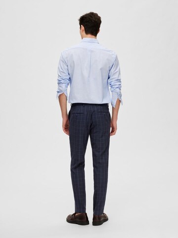 SELECTED HOMME Skinny Broek in Blauw