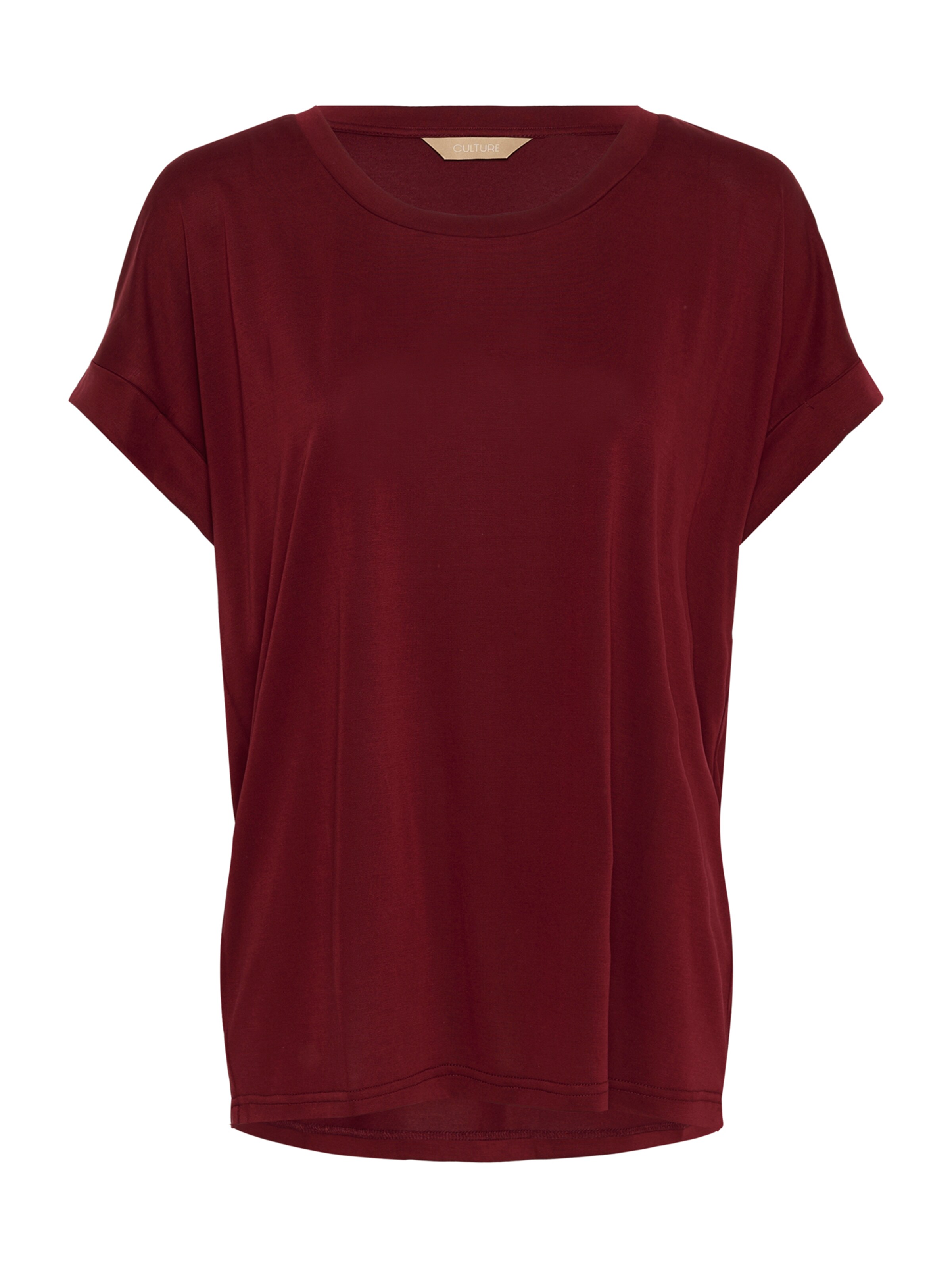 CULTURE Shirt 'CUKajsa' in Rood: voorkant