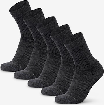 Chaussettes de sport DANISH ENDURANCE en gris : devant
