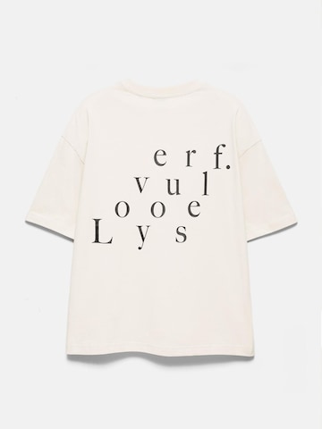 Pull&Bear Tričko 'LOVE YOURSELF' - Béžová