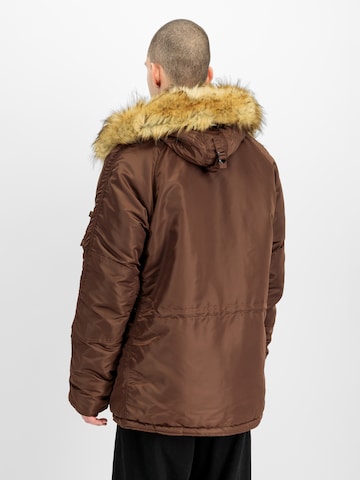 ALPHA INDUSTRIES Jacke 'N-3B VF 59' in Braun: Rückseite