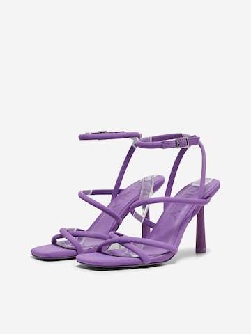 ONLY Sandalen met riem 'AMINA' in Lila