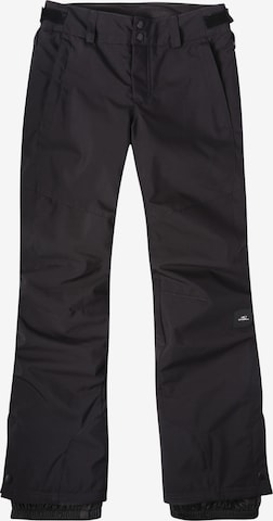 Regular Pantaloni sport de la O'NEILL pe negru: față