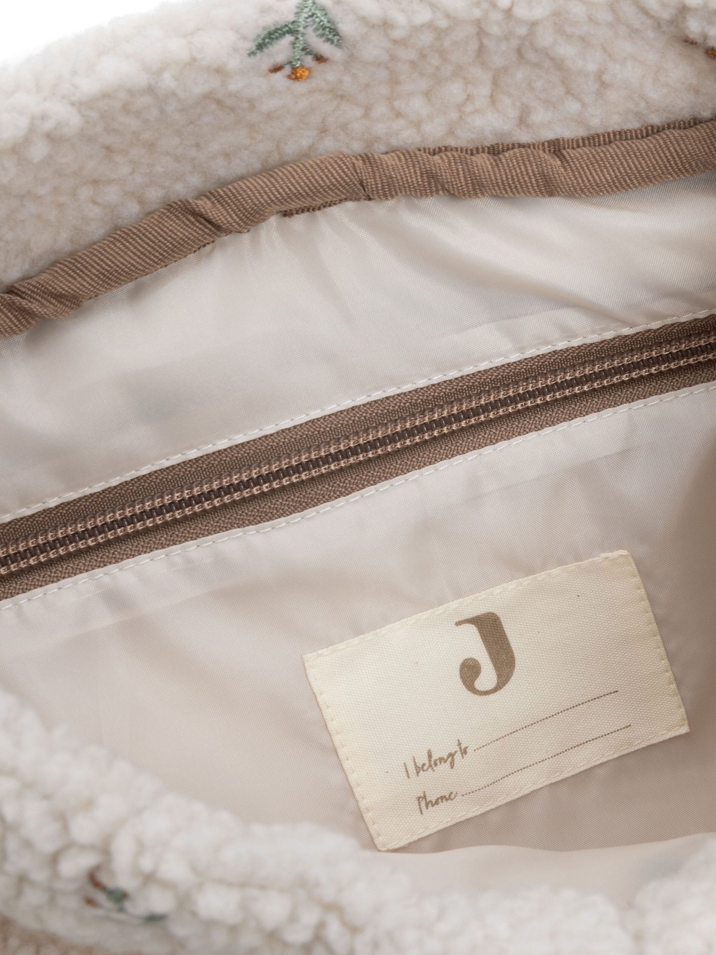 Jollein Backpack 'Teddy Lovely' in Beige
