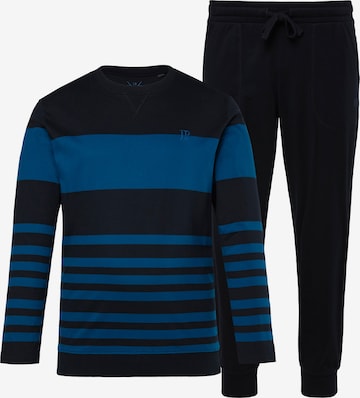 JP1880 Pyjama lang in Blauw: voorkant