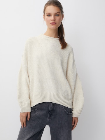 Pull&Bear Sweter w kolorze beżowy: przód