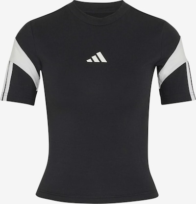 XS dydžio Sportiniai marškinėliai 'TIRO' iš ADIDAS SPORTSWEAR, spalva – juoda / balta, Prekių apžvalga
