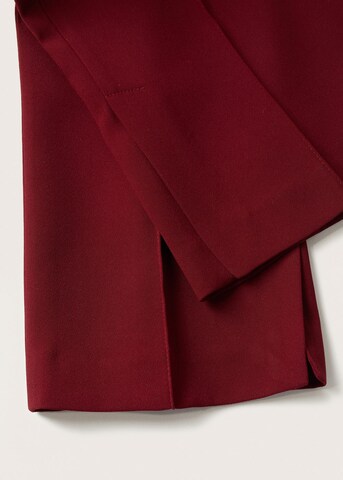 MANGO Regular Pleated Pants 'Maca' in Red