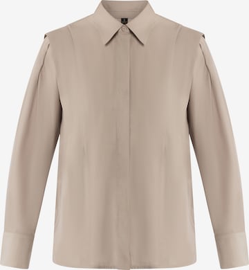 DreiMaster Klassik Blouse in Beige: front