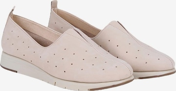 Desa - Zapatos bajos 'DESA Damen DesaComfort Nubukleder Alltagsschuhe' en beige: frente