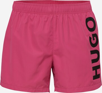 HUGO Badshorts 'ABAS' i rosa: framsida